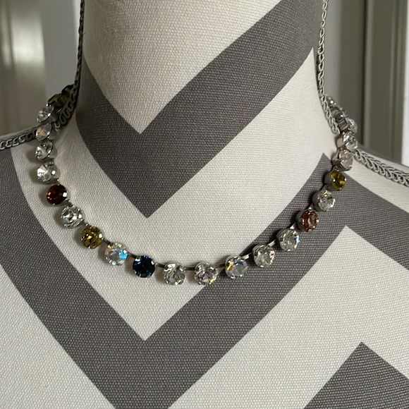 Sabika Fun Size Choker (diamond/navy/orange/yellow) - Picture 5 of 5